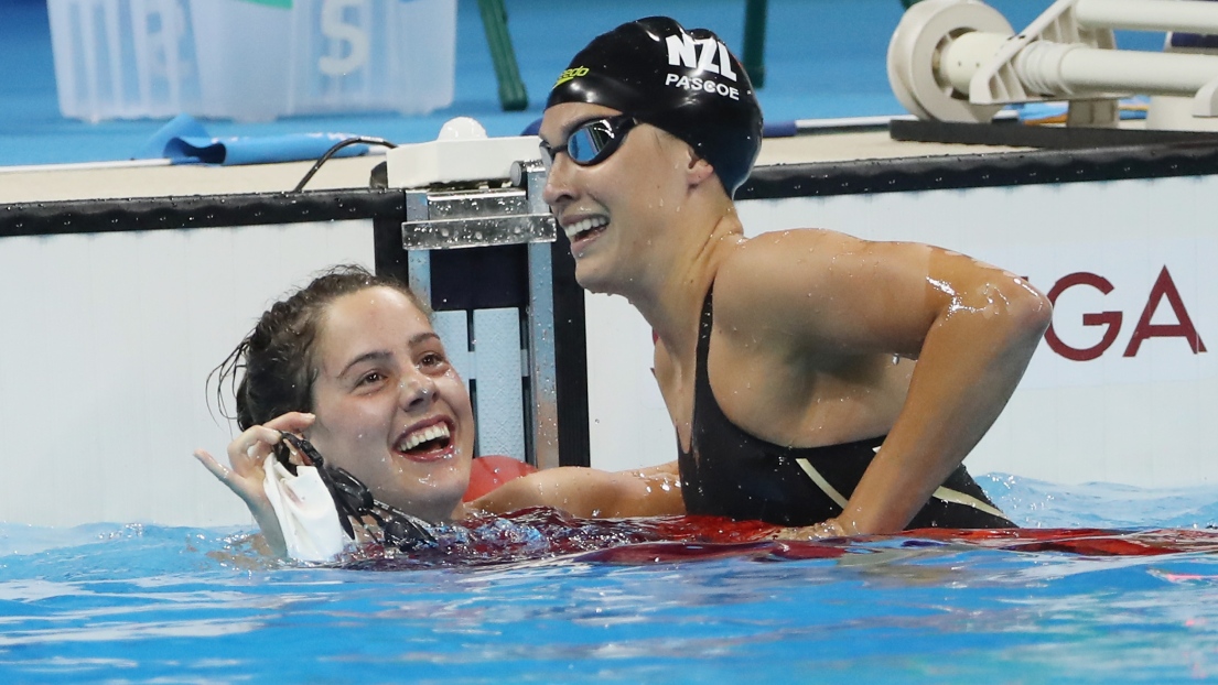 Aurélie Rivard et Sophie Pascoe