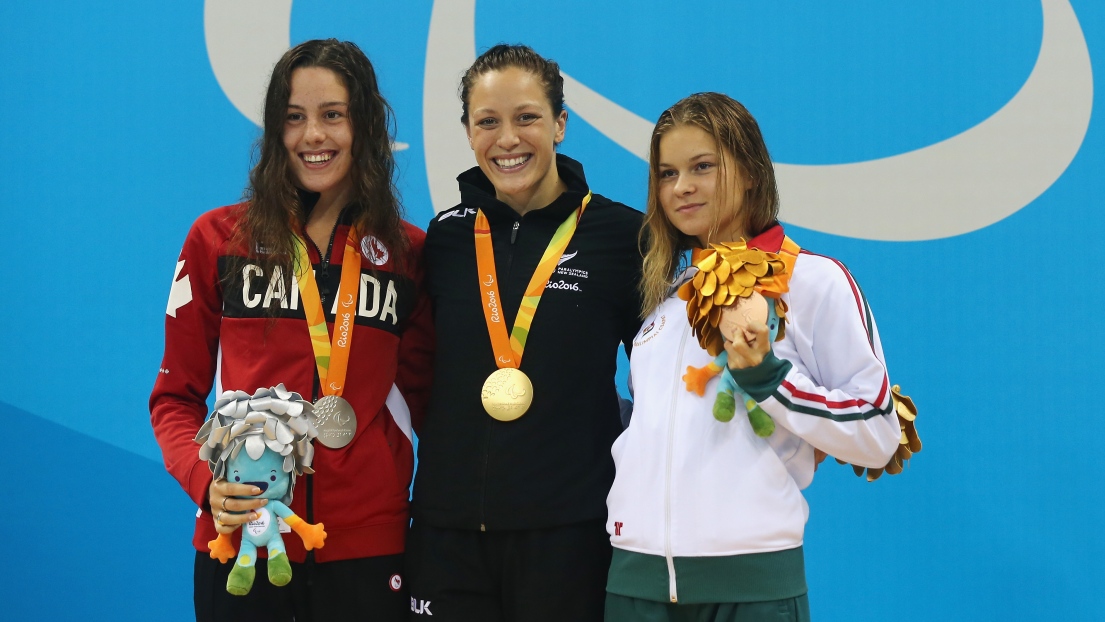 Aurélie Rivard, Sophie Pascoe et Bianka Pap