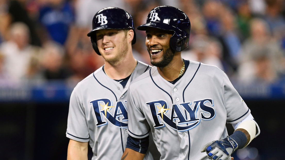 Corey Dickerson et Alexei Ramirez