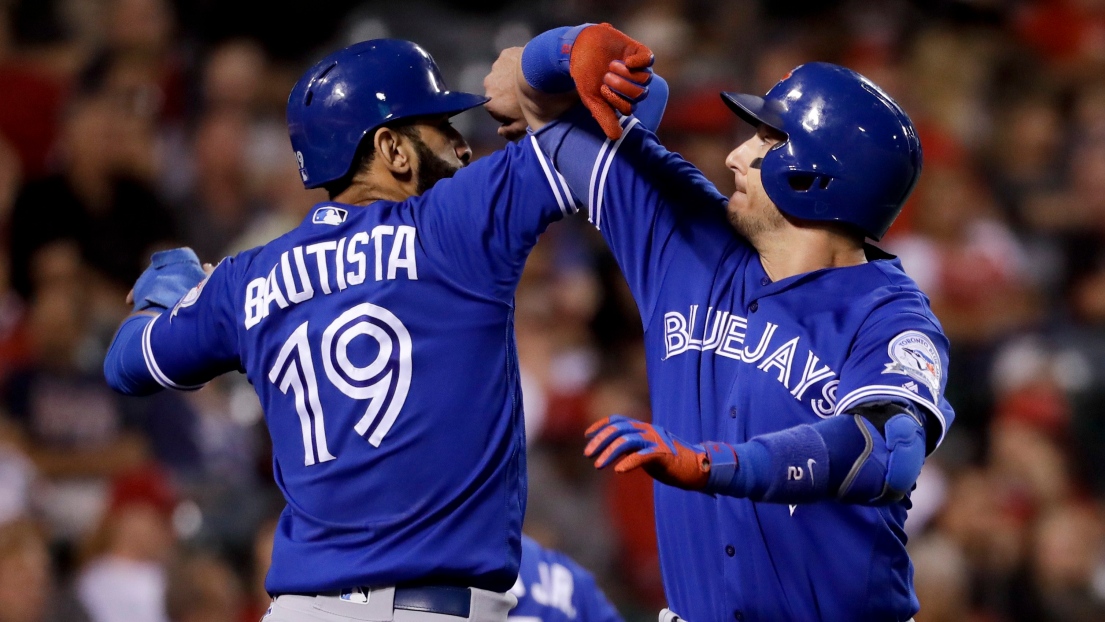 Jose Bautista et Troy Tulowitzki 