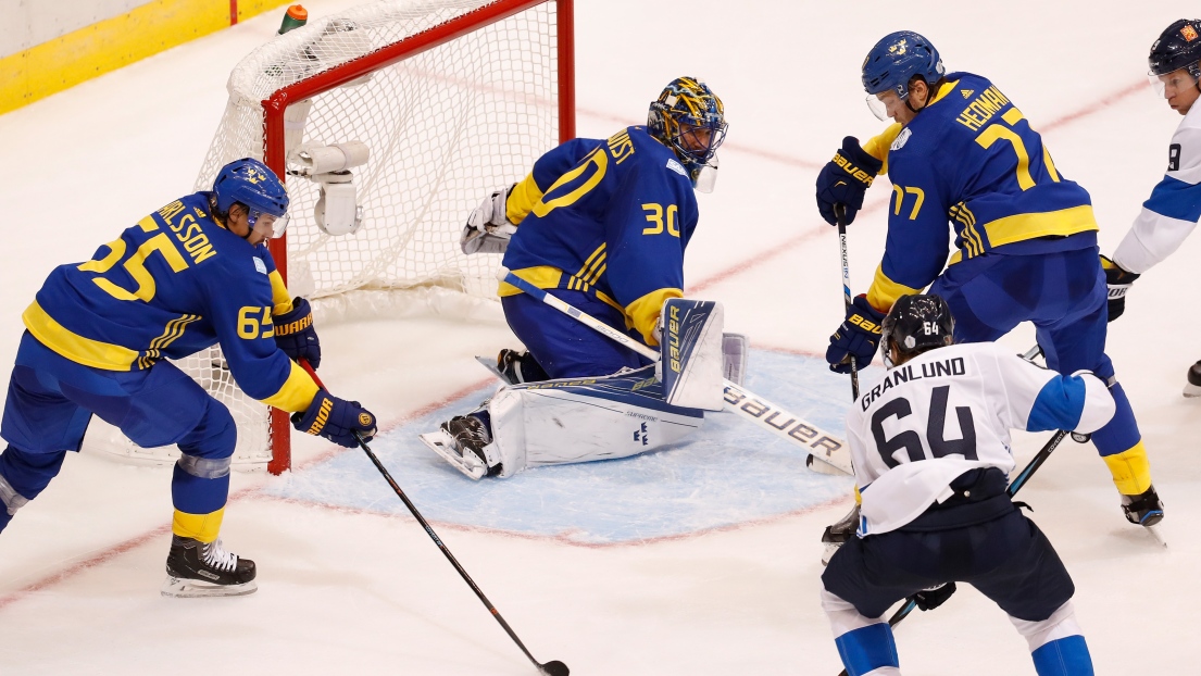 Erik Karlsson, Henrik Lundqvist, Victor Hedman de la Suède ainsi que Mikael Granlund de la Finlande