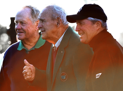 Jack Nicklaus, Arnold Palmer et Gary Player