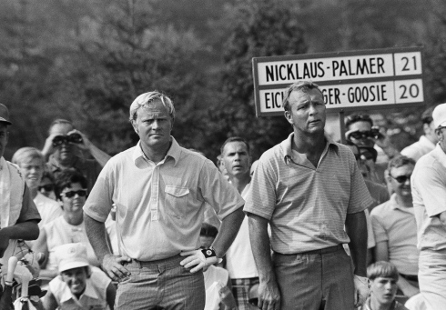 Jack Nicklaus et Arnold Palmer