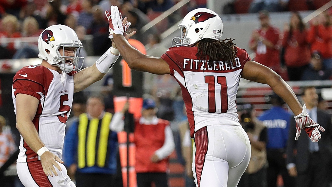 Drew Stanton et Larry Fitzgerald