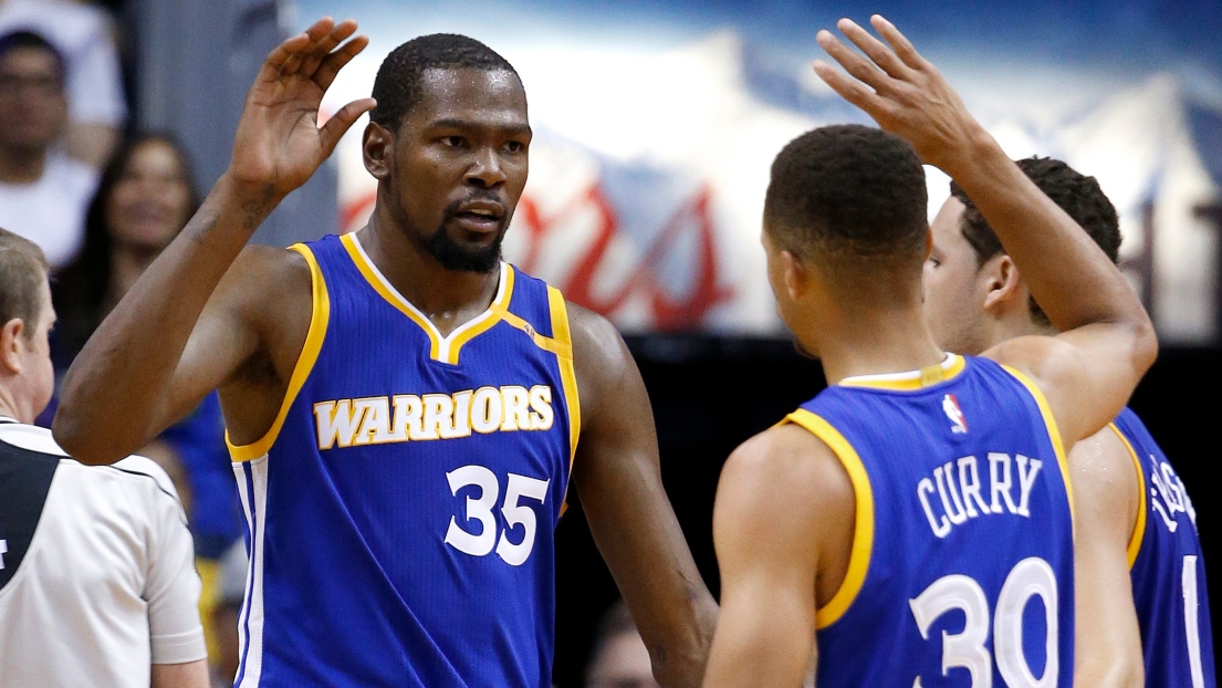 Kevin Durant et Stephen Curry