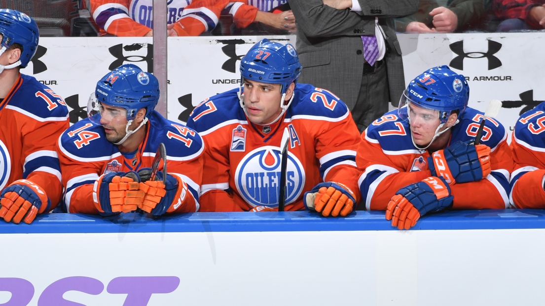 Jordan Eberle, Milan Lucic et Connor McDavid