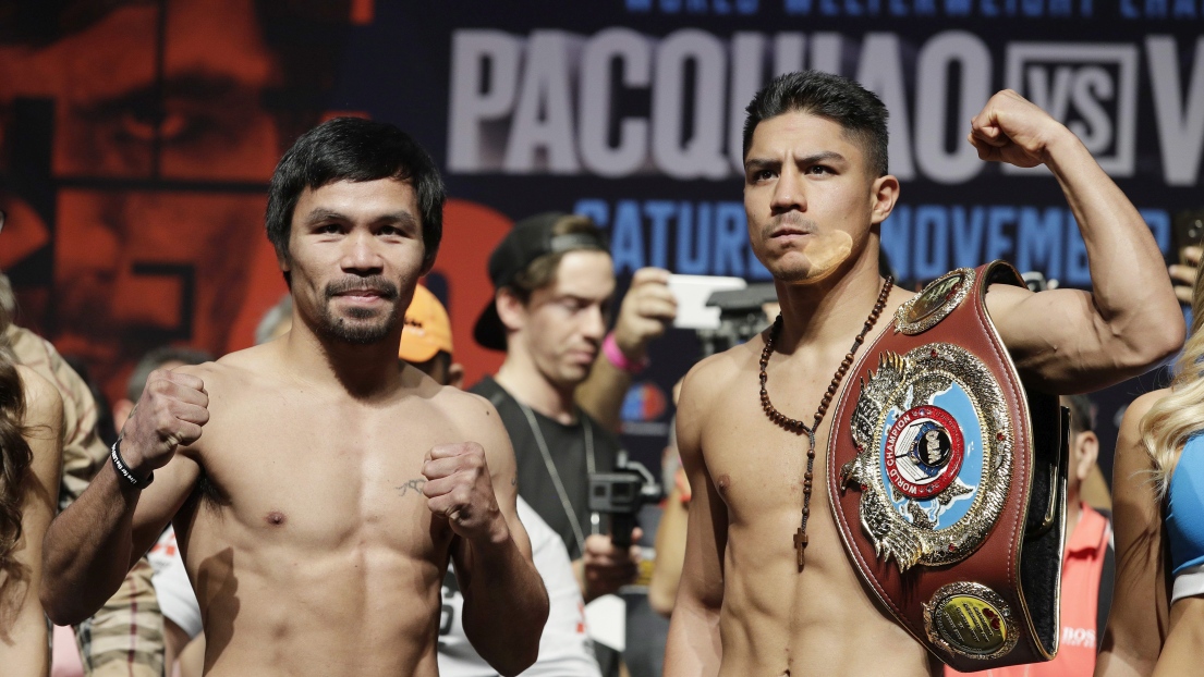 Manny Pacquiao et Jessie Vargas