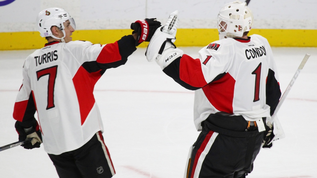 Kyle Turris et Mike Condon