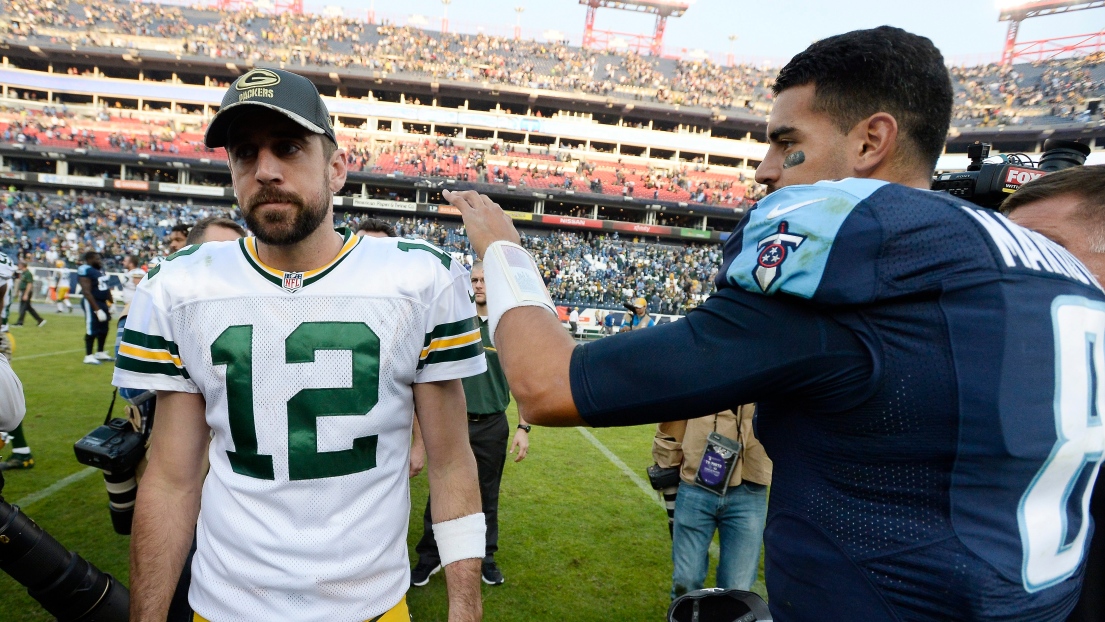 Aaron Rodgers et Marcus Mariota