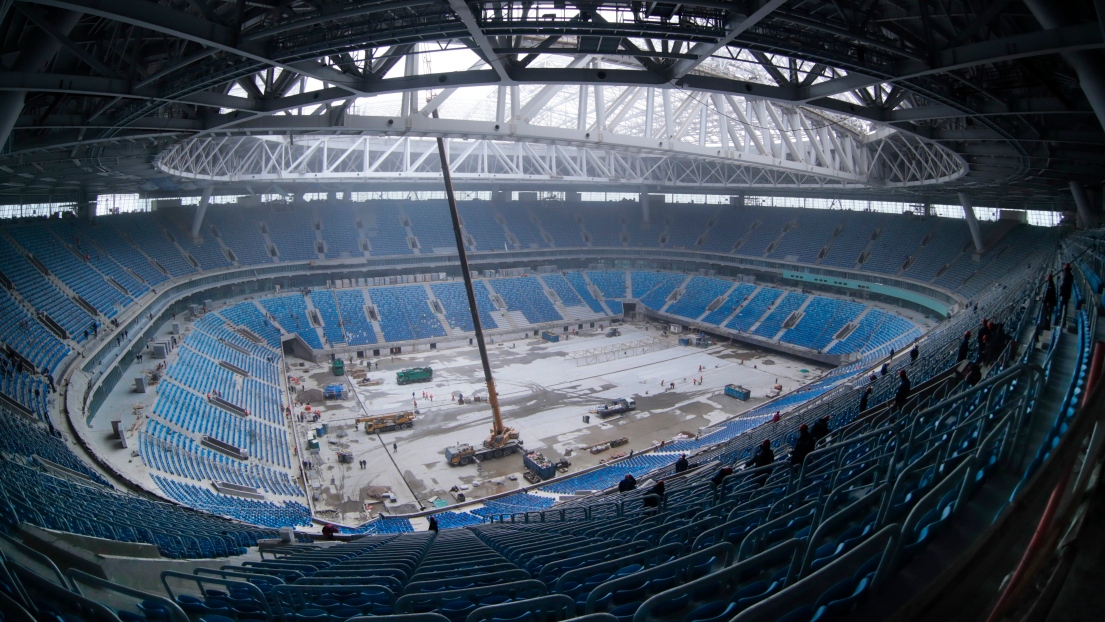 Un stade de soccer russe