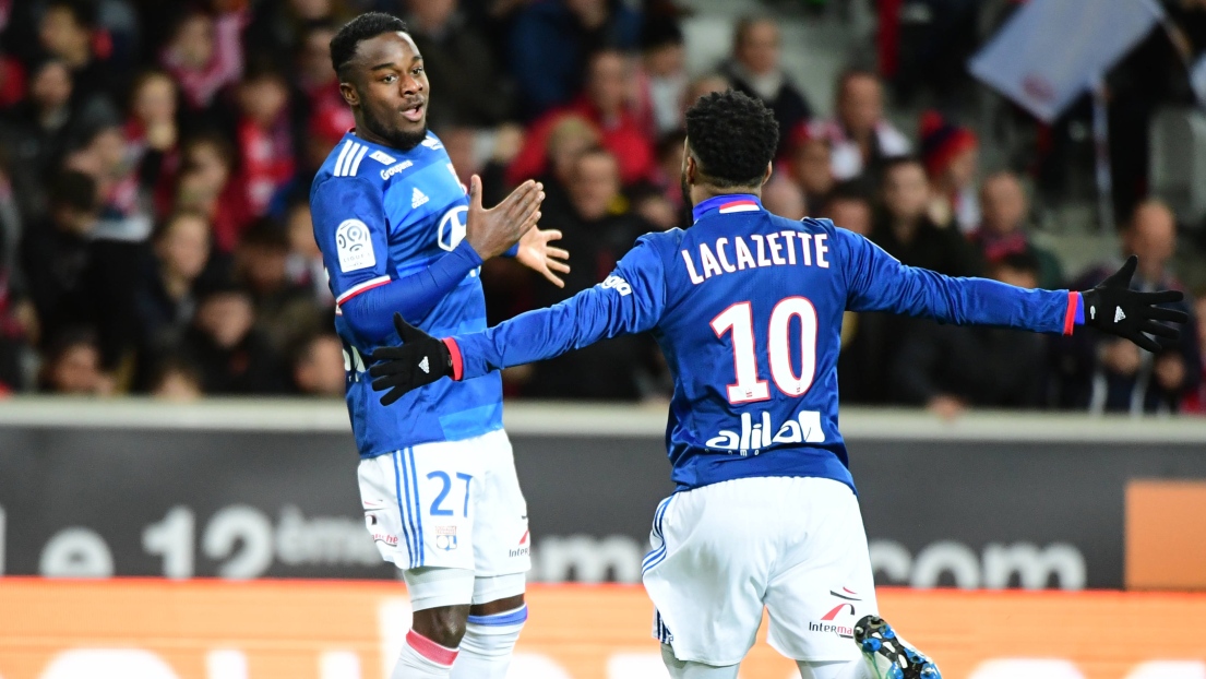 Maxwell Cornet et Alexandre Lacazette