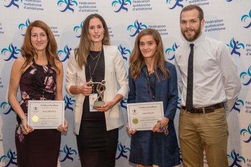 Bianca Prémont, Arianne Raby, Andrée Paquet et David Le Porho