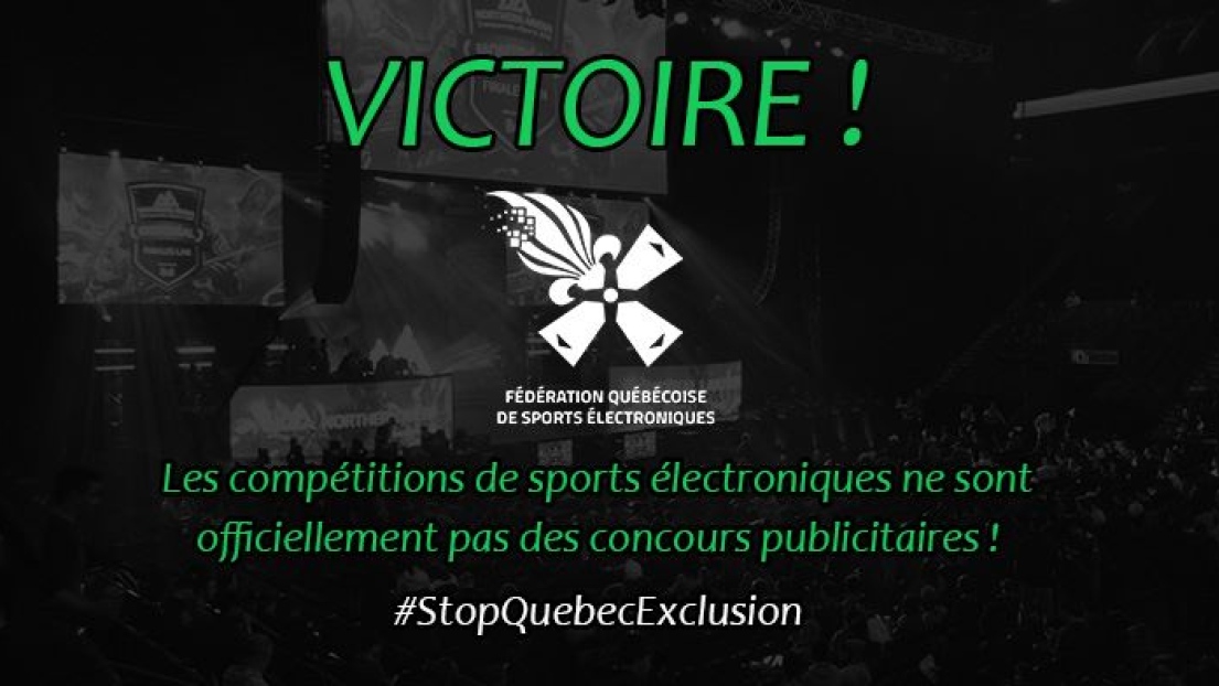 La Fédération québécoise de sports électroniques (FQSÉ) fait bouger les choses