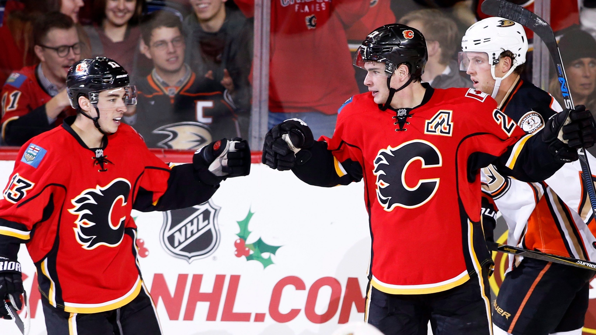 Johnny Gaudreau et Sean Monahan