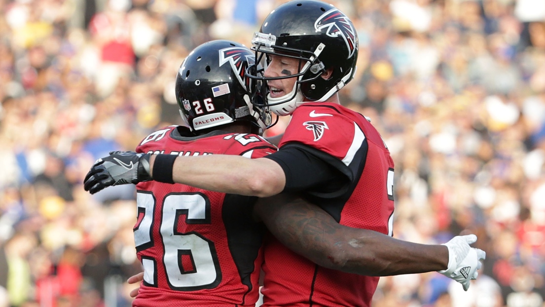 Tevin Coleman et Matt Ryan