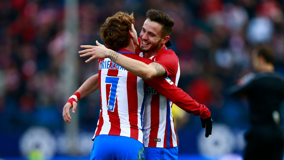 Saul Niguez et Antoine Griezmann