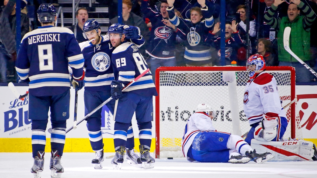 Nick Foligno et Sam Gagner