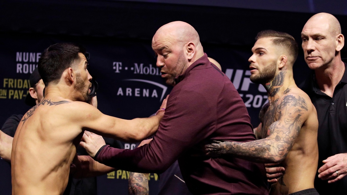 Dominick Cruz, Dana White et Cody Garbrandt