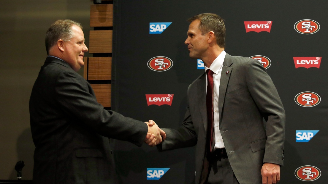 Trent Baalke et Chip Kelly