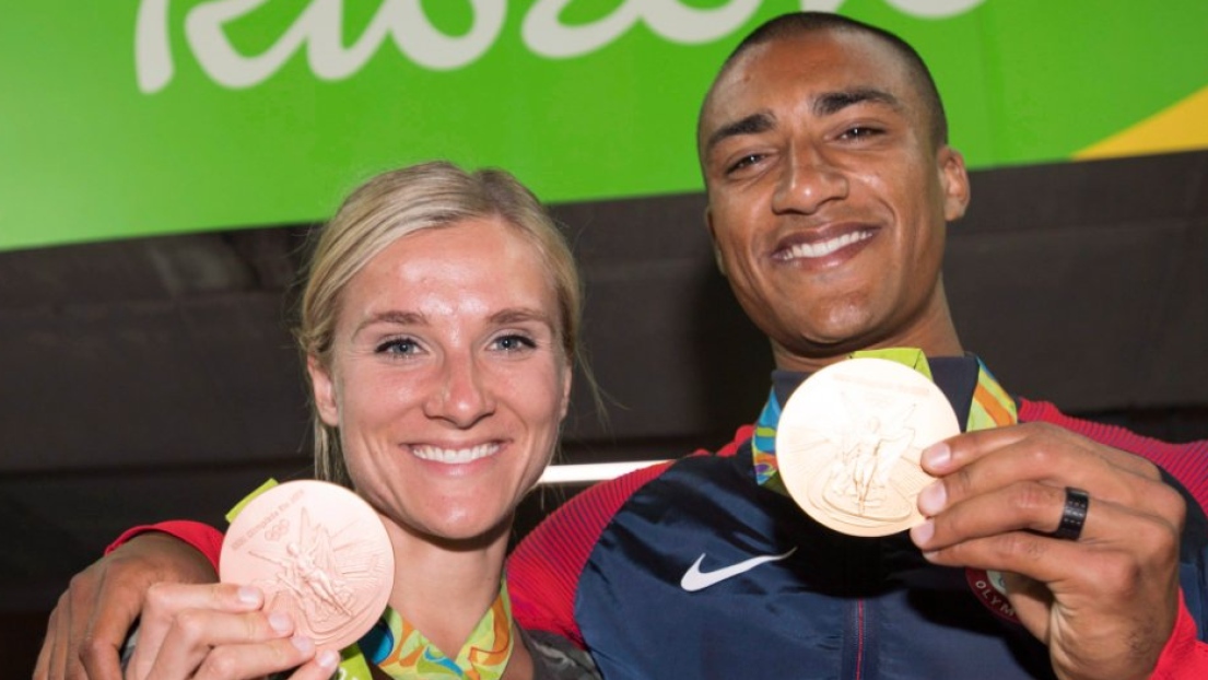 Brianne Theisen-Eaton et Ashton Eaton