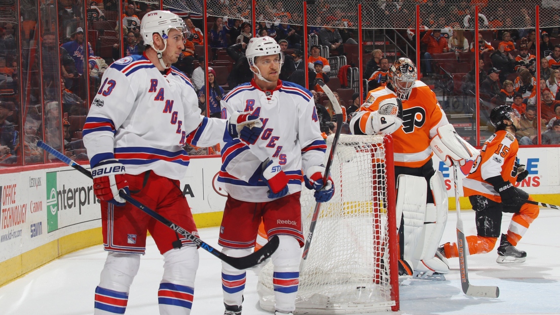 Kevin Hayes et Michael Grabner