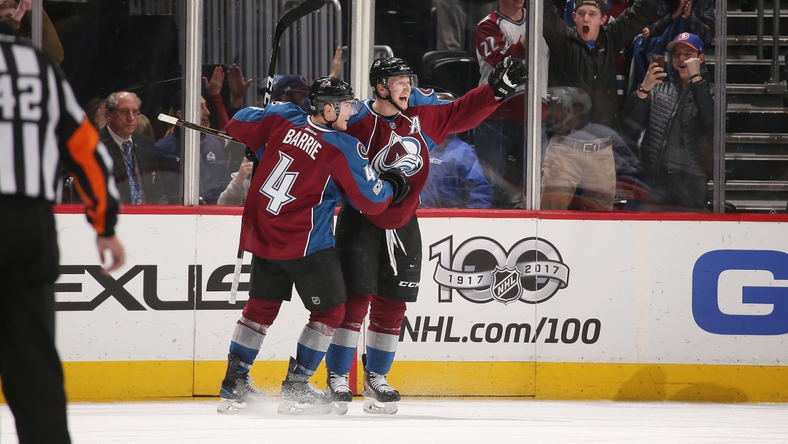 Tyson Barrie et Nathan MacKinnon