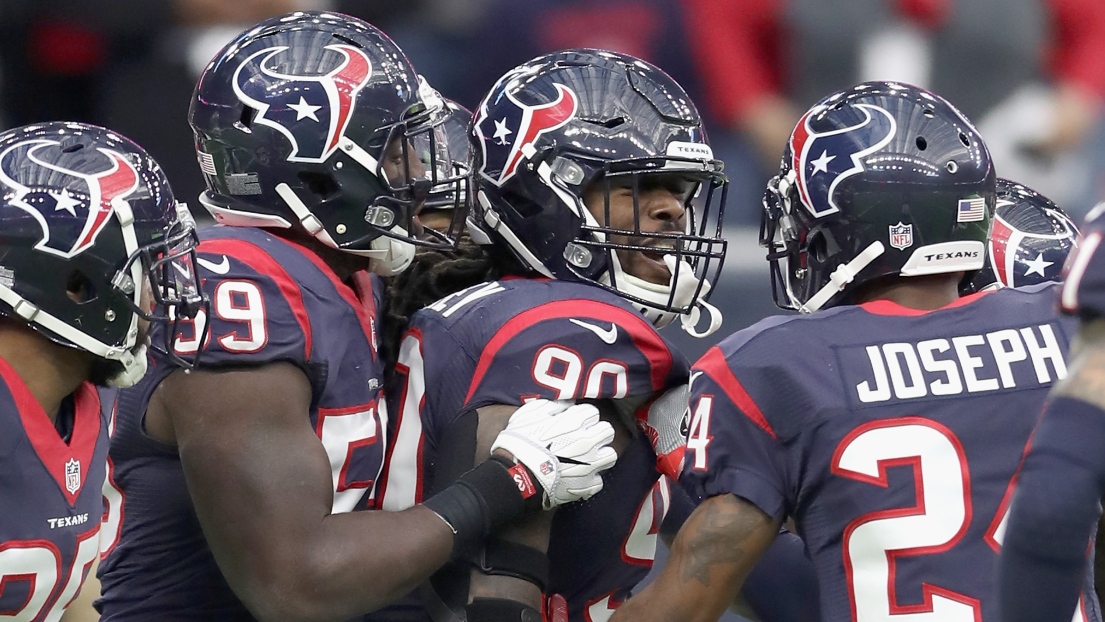 Whitney Mercilus, Jadeveon Clowney et Johnathan Joseph