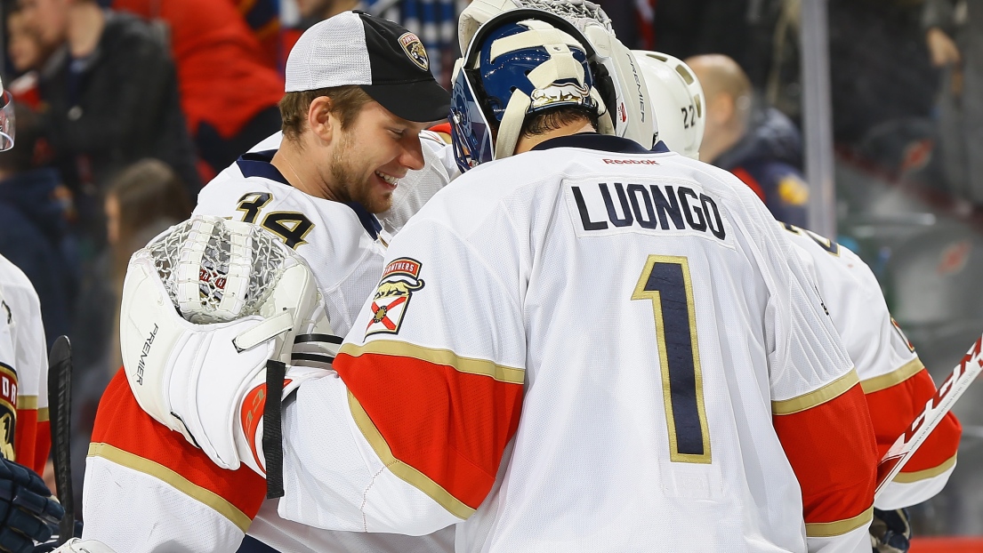 James Reimer et Roberto Luongo