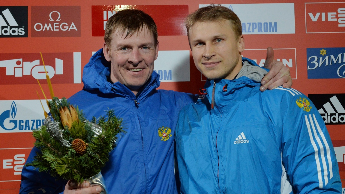 Alexander Zubkov et Dmitry Trunenkov (à droite)