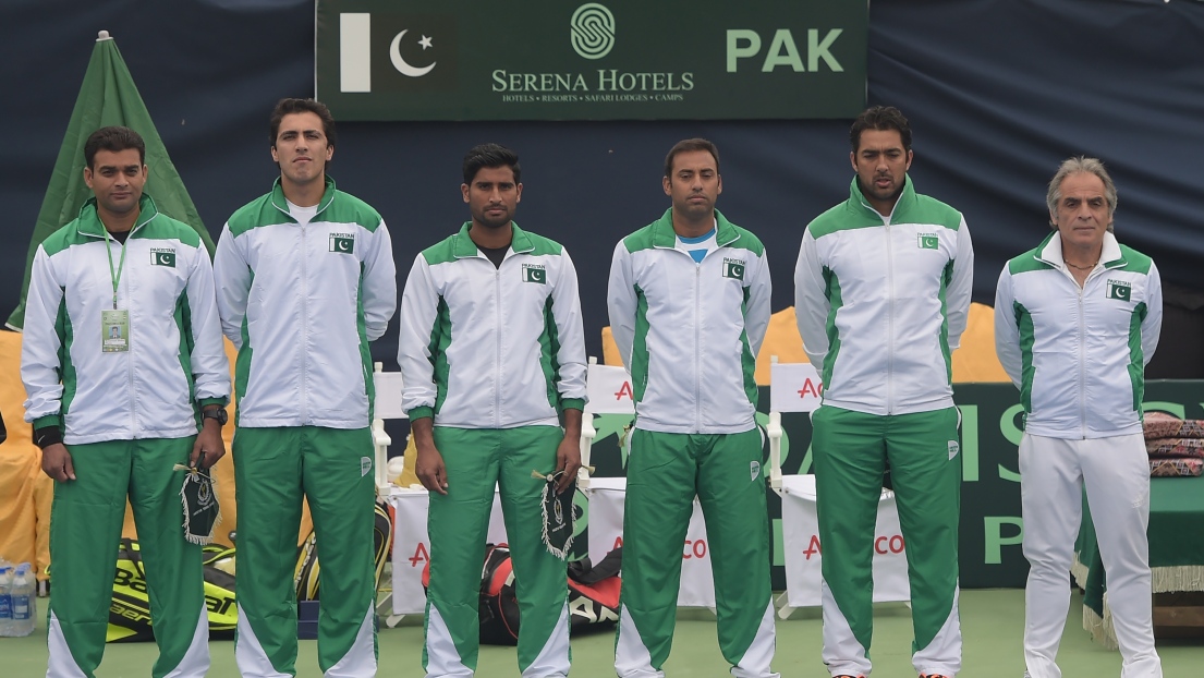 L'équipe pakistanaise de Coupe Davis
