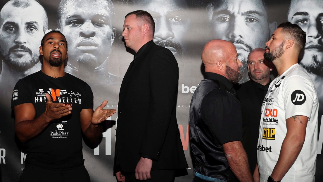 David Haye et Tony Bellew