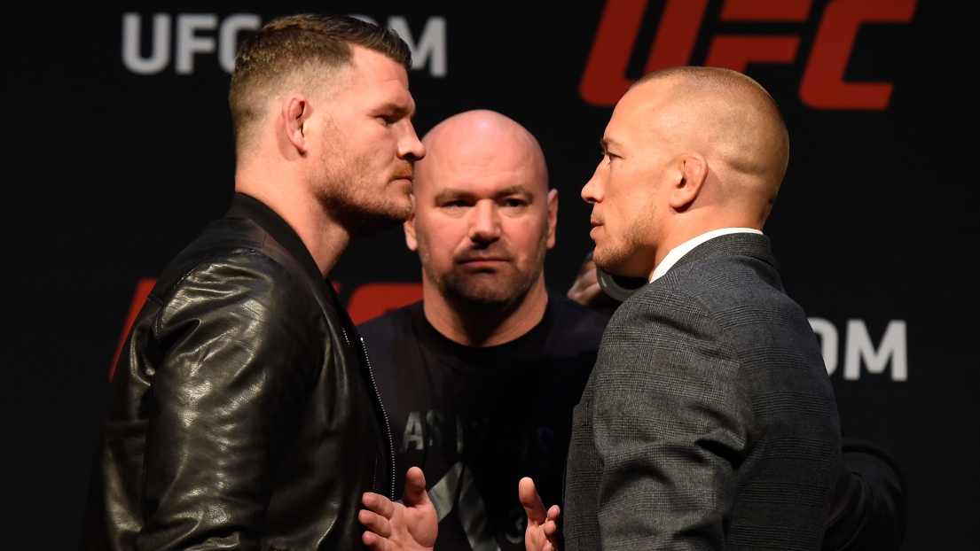 Michael Bisping et Georges St-Pierre