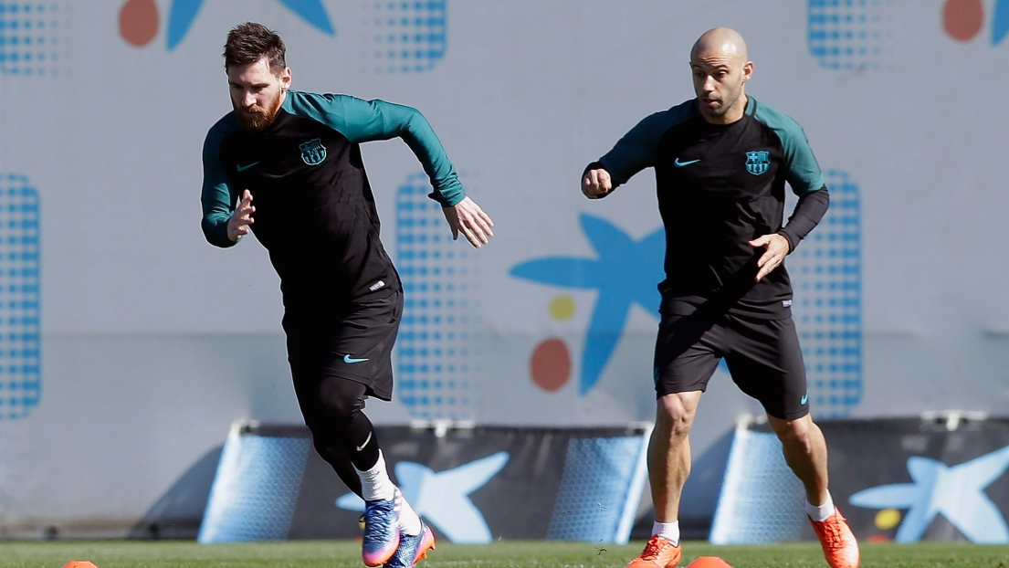 Lionel Messi et Javier Mascherano