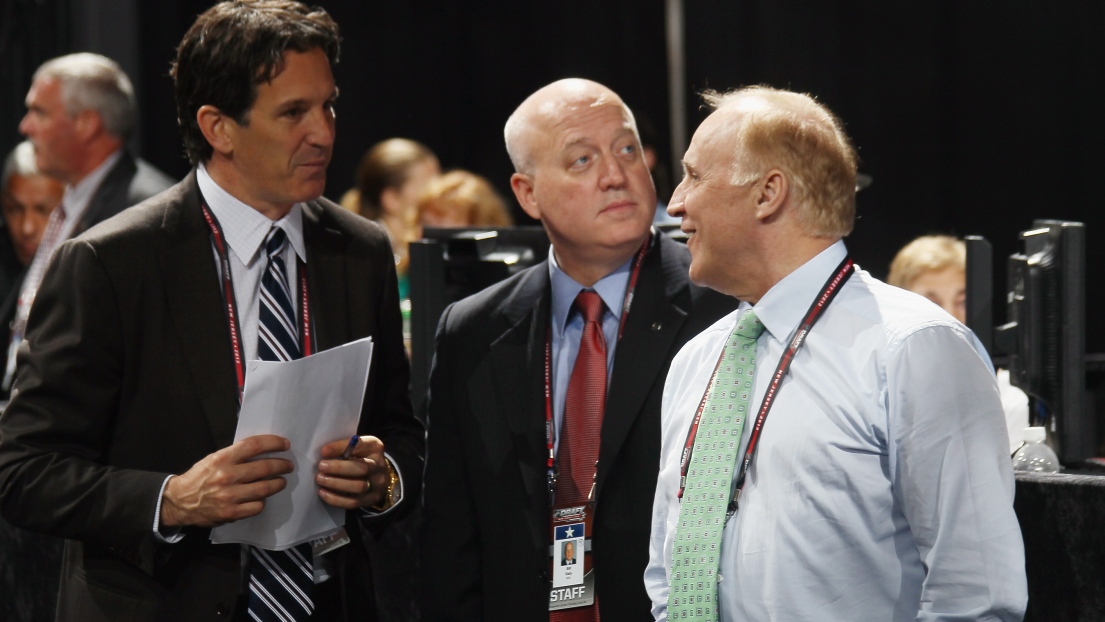 Brendan Shanahan, Bill Daly et Colin Campbell