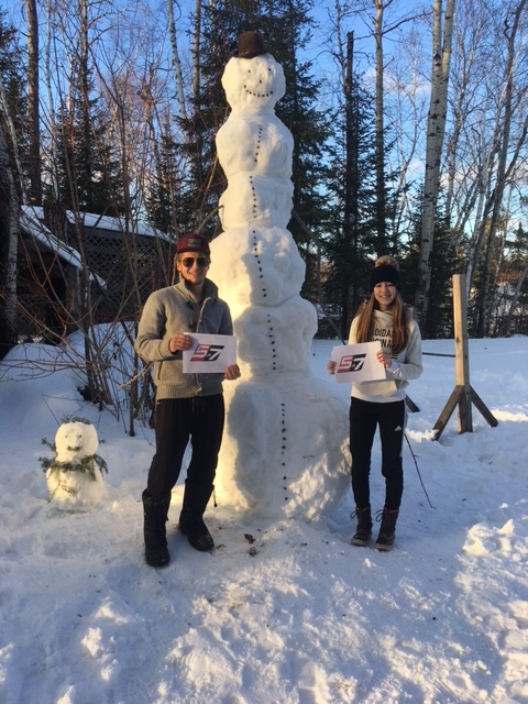 Éloïse Fleury et Étienne Fleury Lac Cameron