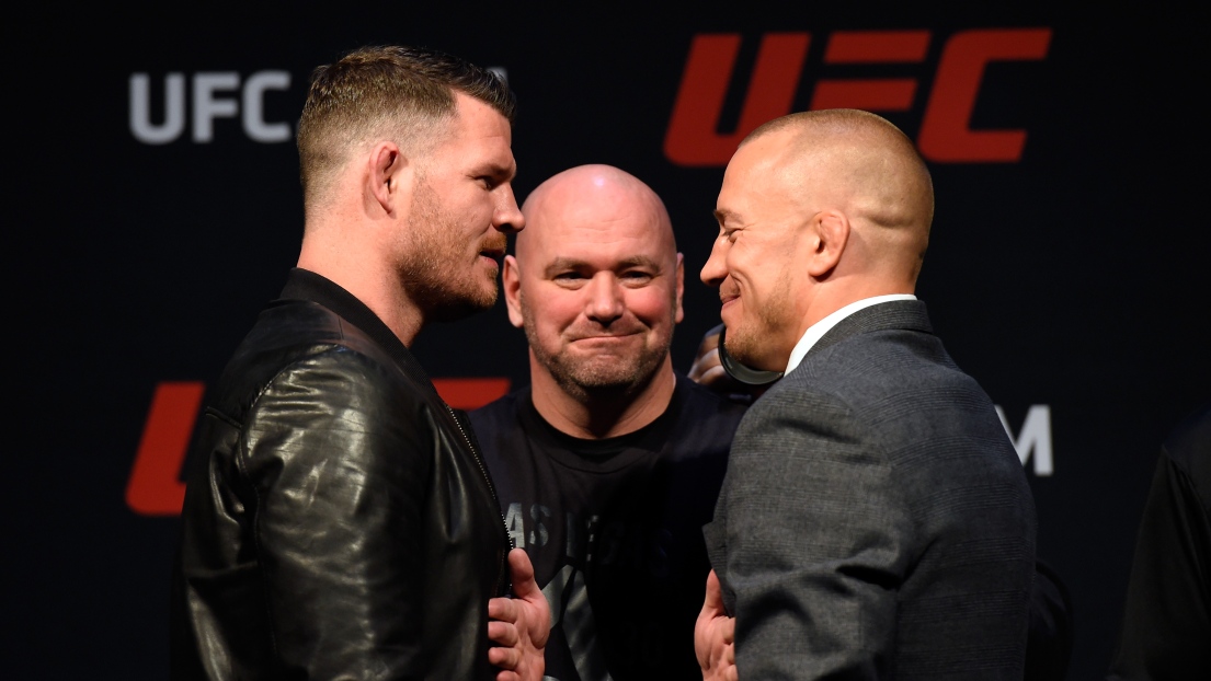 Georges St-Pierre et Michael Bisping