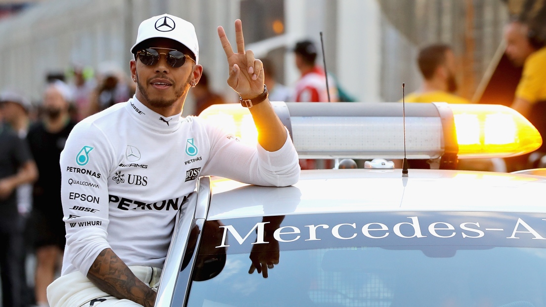 Lewis Hamilton après les qualifications du GP d'Australie 2017.