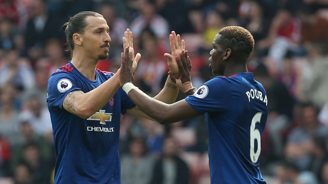 Zlatan Ibrahimovic et Paul Pogba