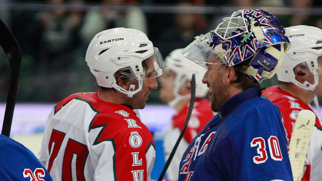 Henrik Lundqvist et Joel Lundqvist