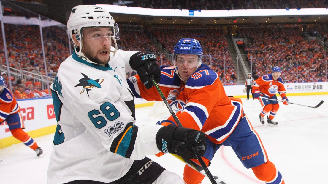 Melker Karlsson et Connor McDavid