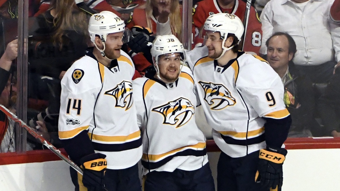 Mattias Ekholm, Viktor Arvidsson et Filip Forsberg