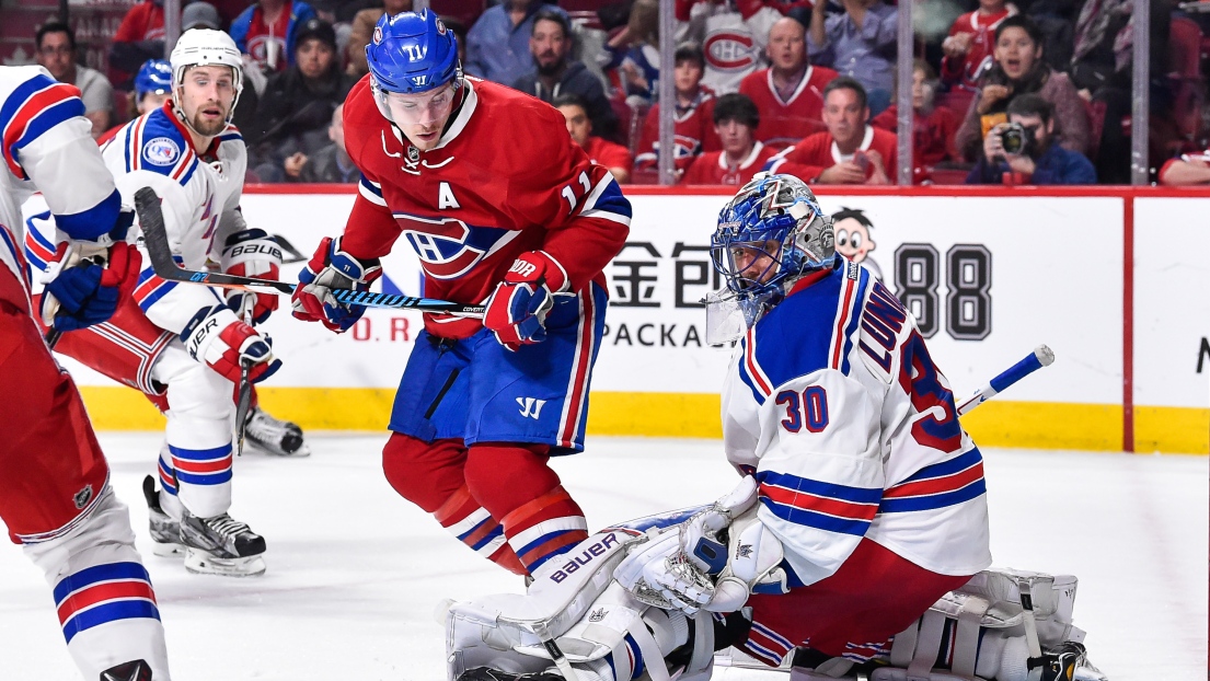 Brendan Gallagher et Henrik Lundqvist