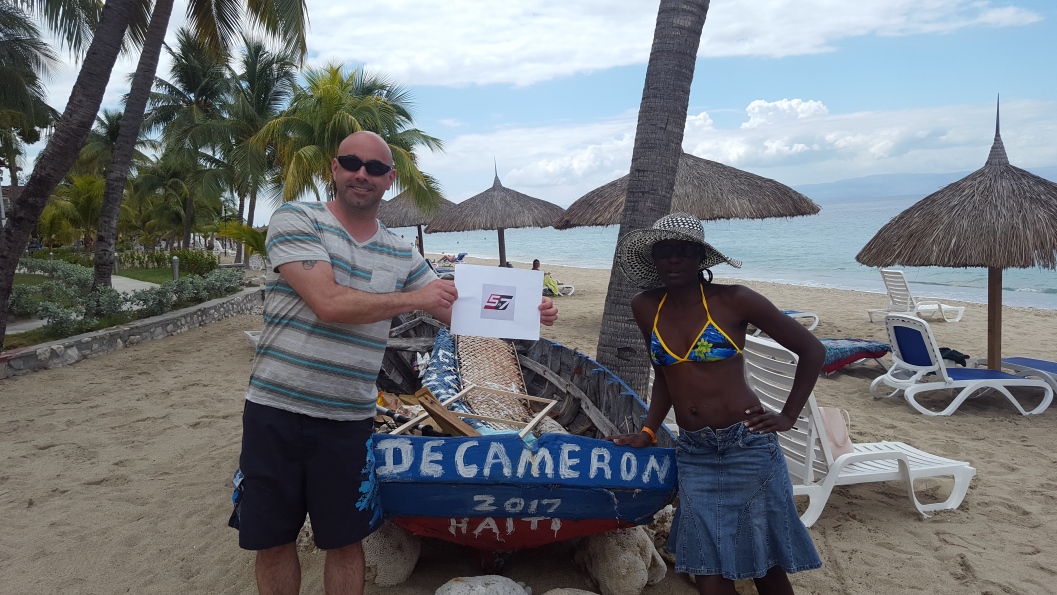 Graig Robinson et Sancia Doret Haïti