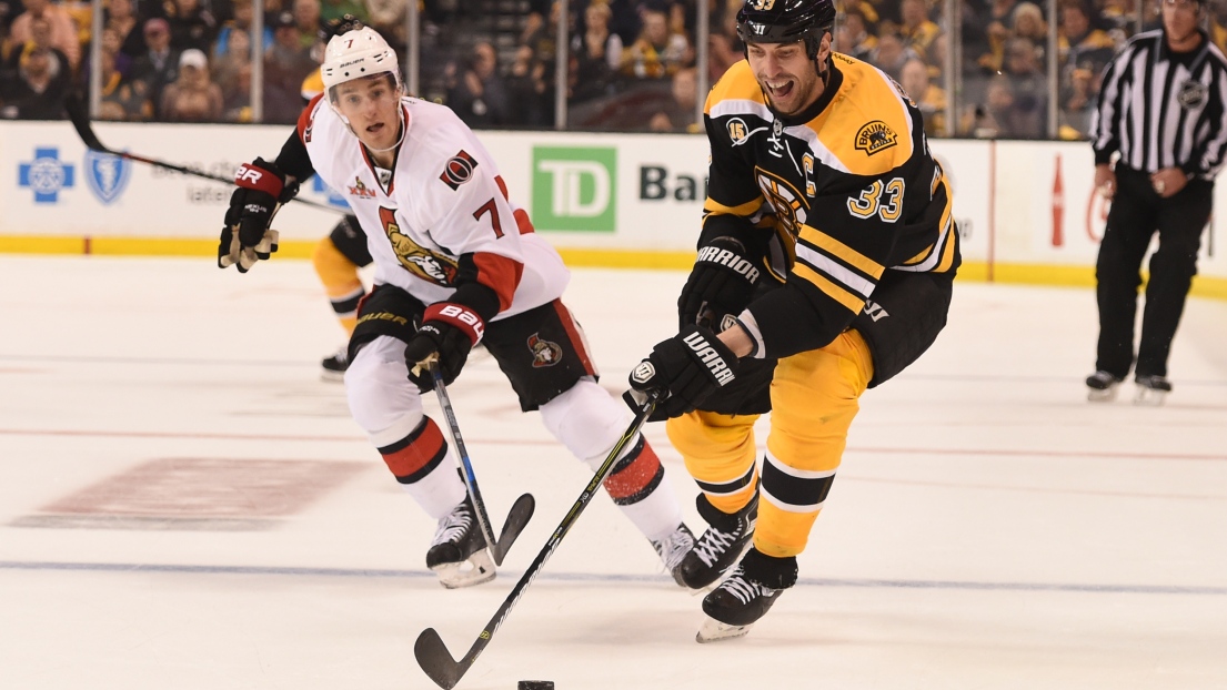 Kyle Turris et Zdeno Chara