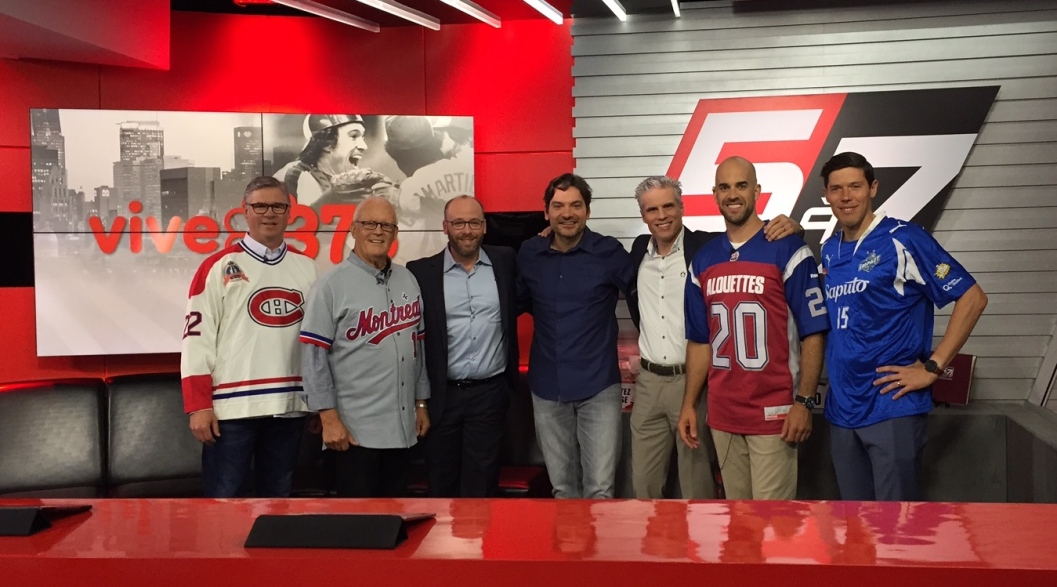 Le 17 mai 2017, nous avons eu le plaisir d'accueillir Nicola Ciccone pour célébrer avec nous le 375e anniversaire de la ville de Montréal. 5 à 7 RDS Nicola Ciccone 375e montreal alouettes impact Canadiens