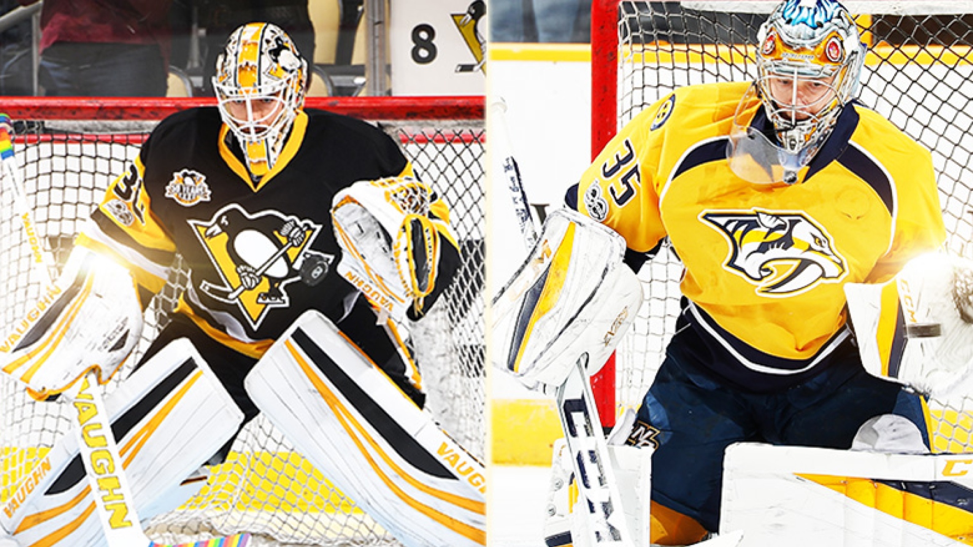 Matt Murray et Pekka Rinne Matt Murray et Pekka Rinne