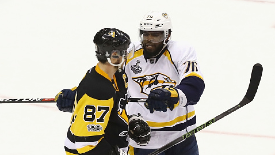 Sidney Crosby et P.K. Subban