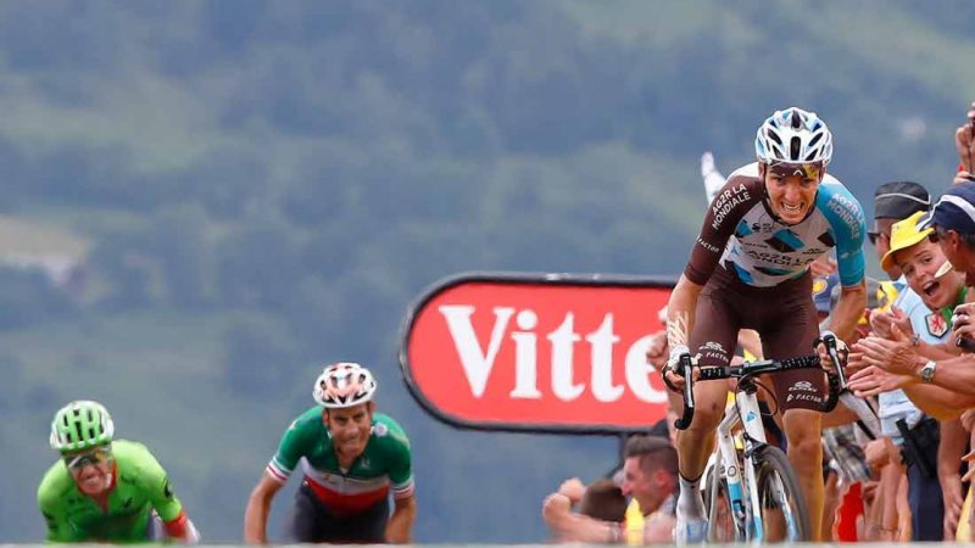 Romain Bardet, vainqueur à Peyragudes