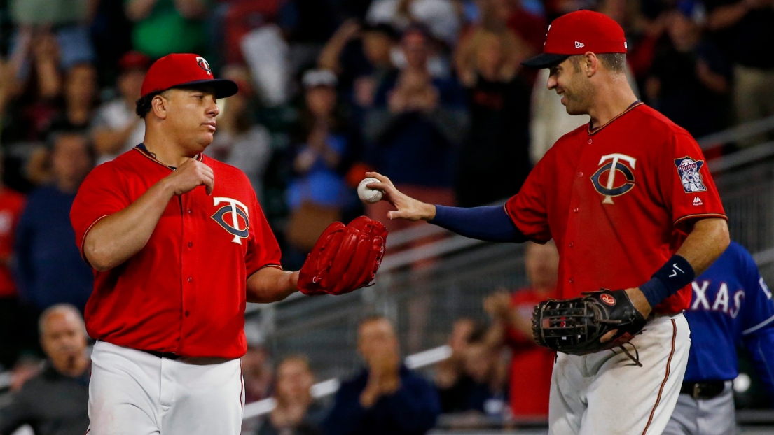 Bartolo Colon et Joe Mauer