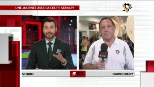 Jacques Martin passe la journée avec la Coupe Jacques Martin passe la journée avec la Coupe